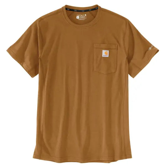 106652 Carhartt Force Pocket Tee BRN