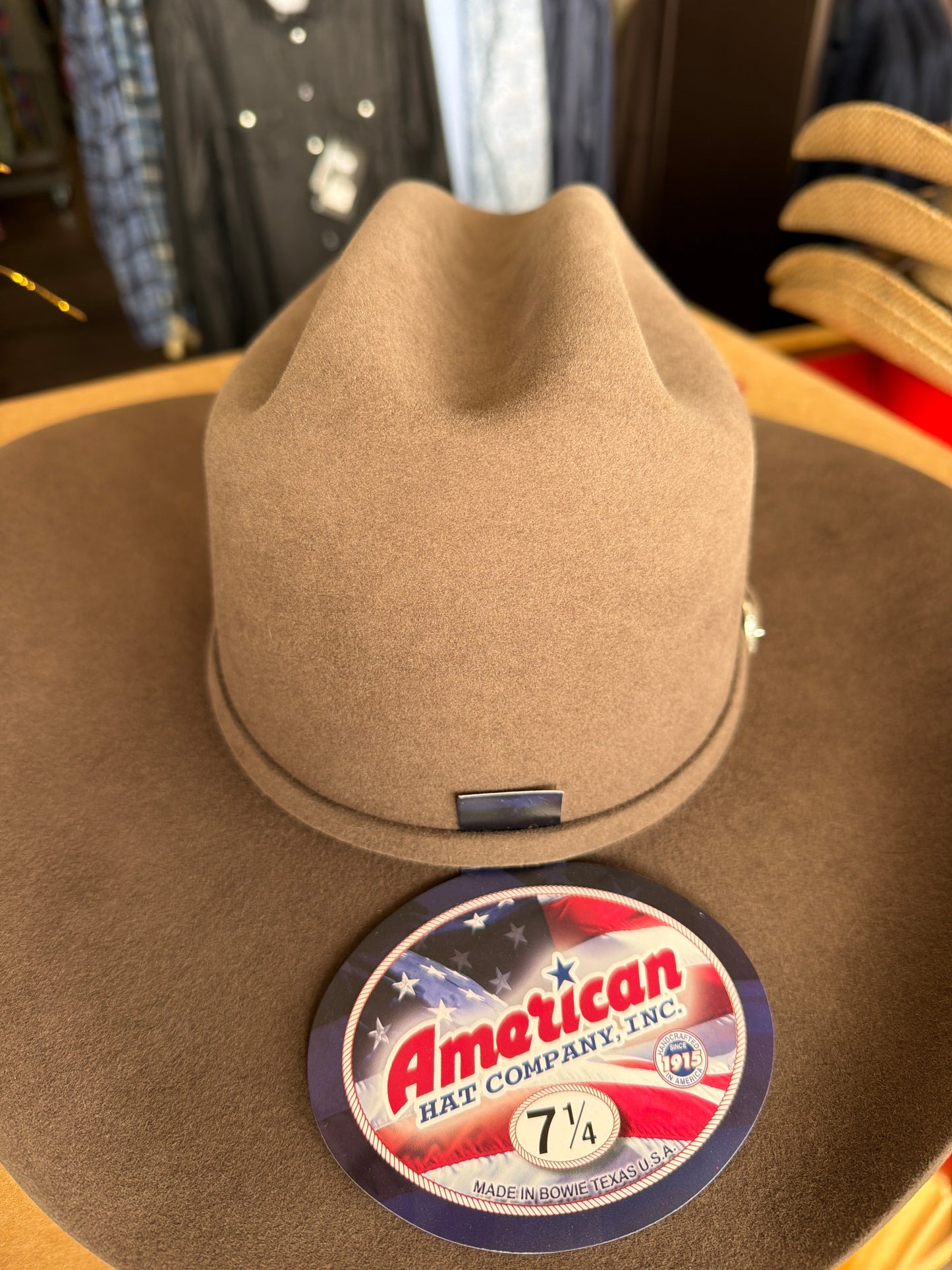 American Hat Company 7X Pecan 7 1/4