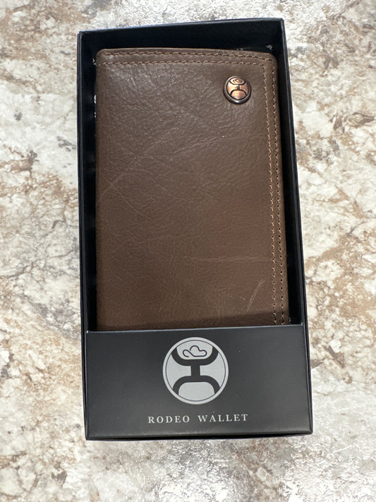 HW001-BR Hooey Rodeo Wallet