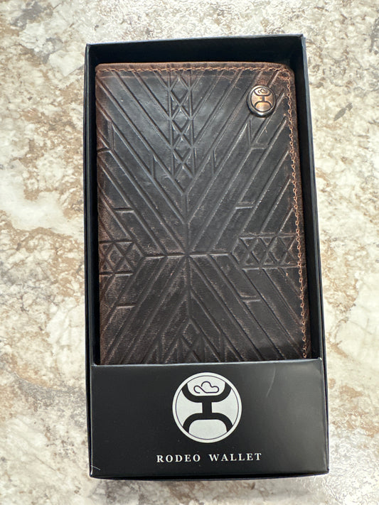 HW005-BR Hooey Rodeo Wallet