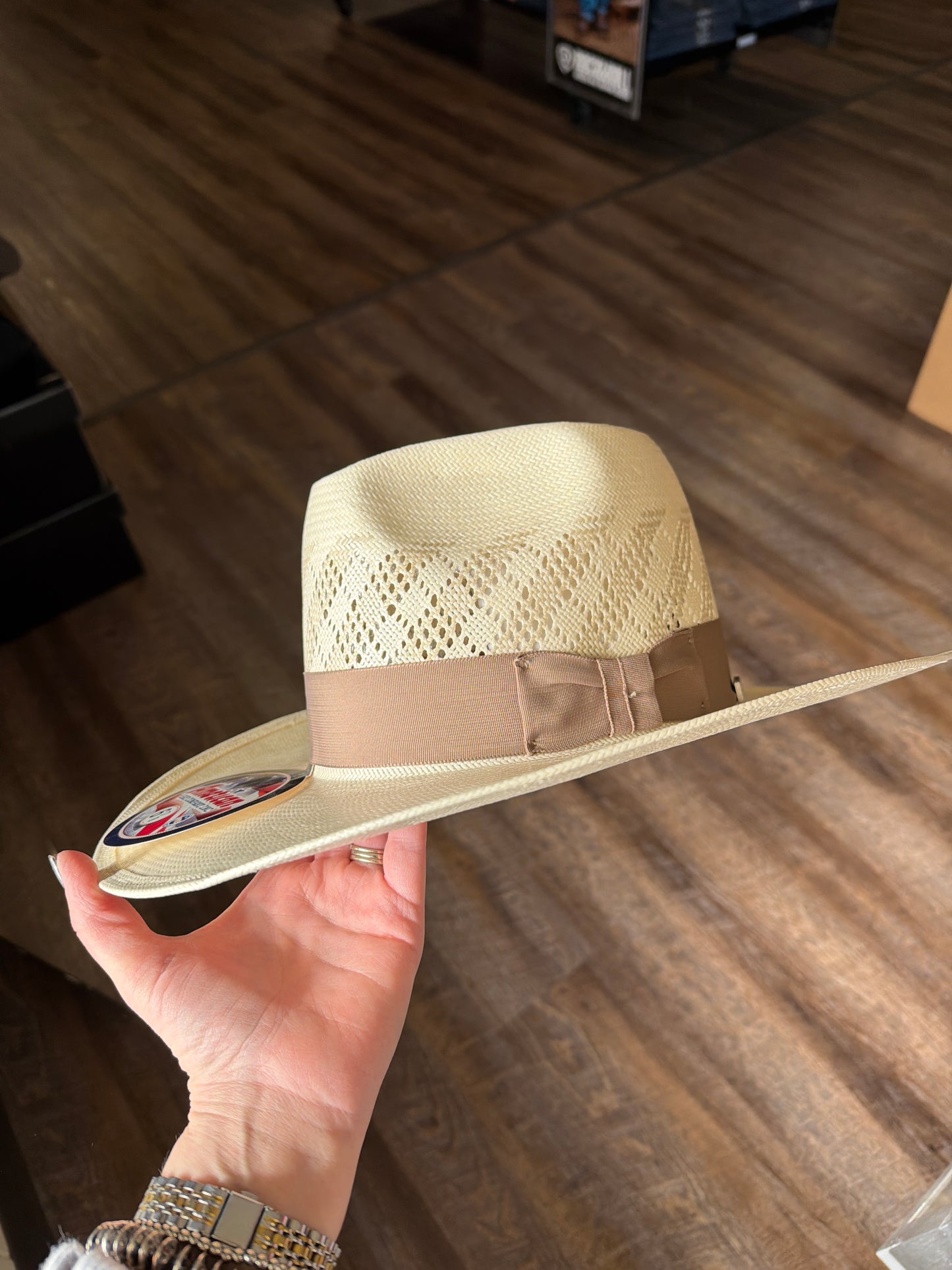 American Hat Company Straw Shortie 6300 6 7/8