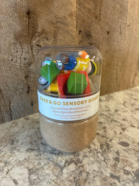 Young, Wild & Friedman- Construction Grab & Go Dough Jar