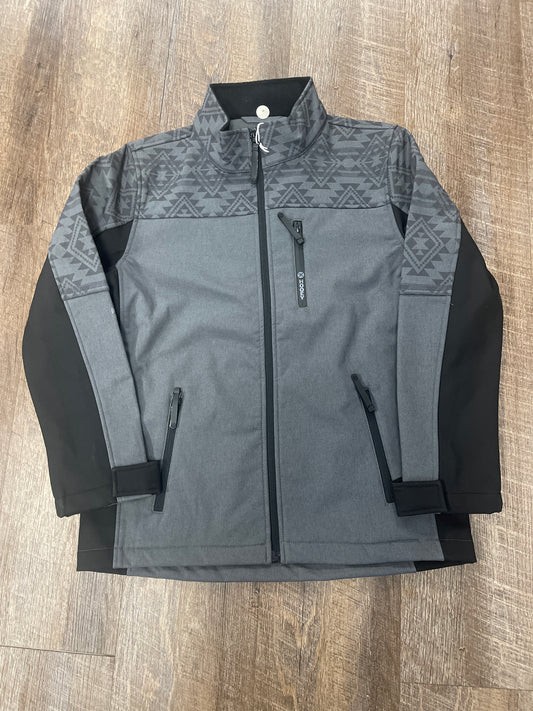 HJ169BKGY Hooey Men's Softshell Jacket