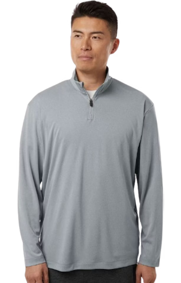 4426346 Weiv HTHR Gray Men's Quarter Zip