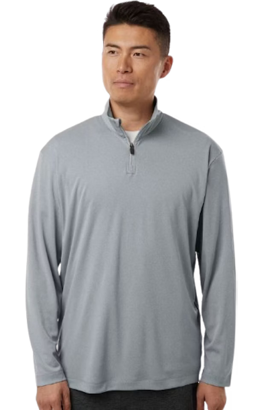 4426346 Weiv HTHR Gray Men's Quarter Zip