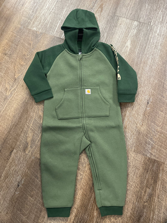 CM8778-GL9 Carhartt Long-Sleeve Zip-Front Hooded Coverall