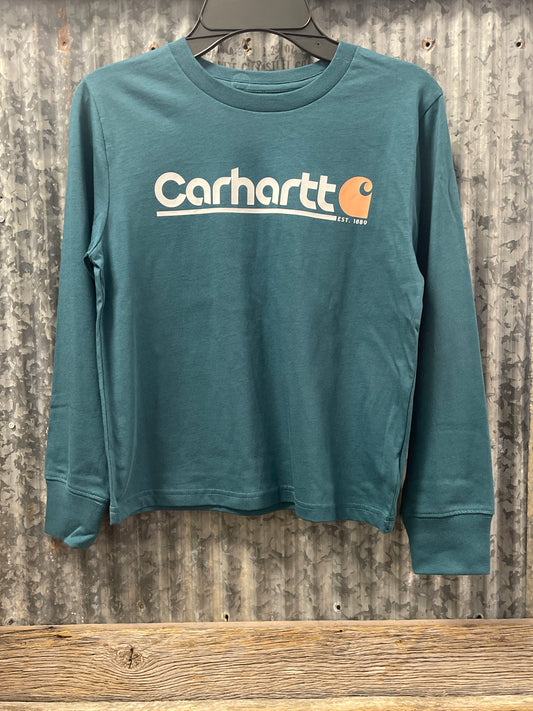 CA7148-GM1 Carhartt Long-Sleeve Core Logo T-Shirt