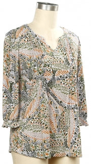 42M6 Southern Lady Print Top