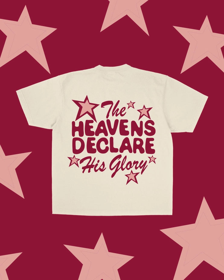 Jesus Loves You - Heavens Declare His Glory Tee - Desert Dune