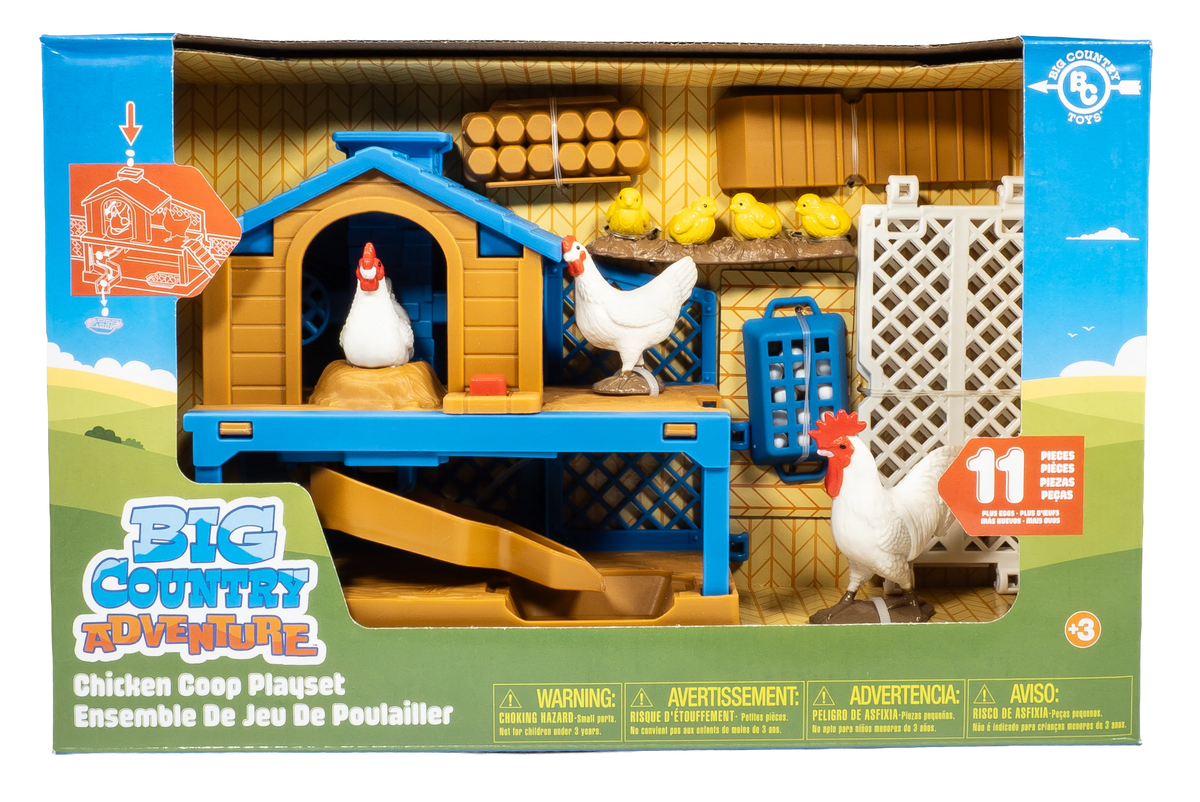 515 Big Country Adventure 11 Piece Chicken Coop Playset
