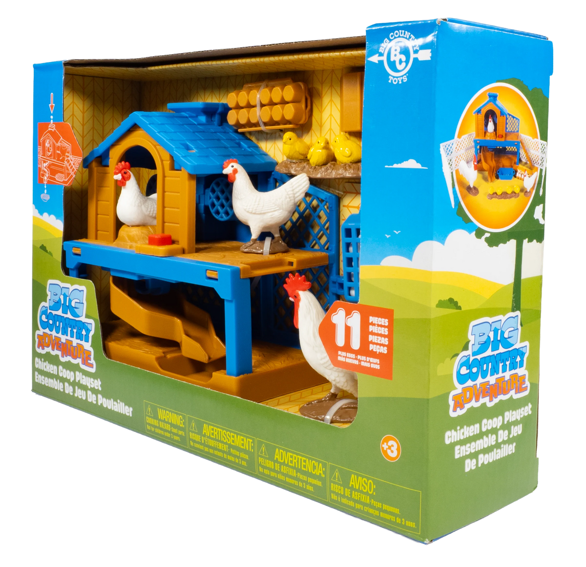 515 Big Country Adventure 11 Piece Chicken Coop Playset