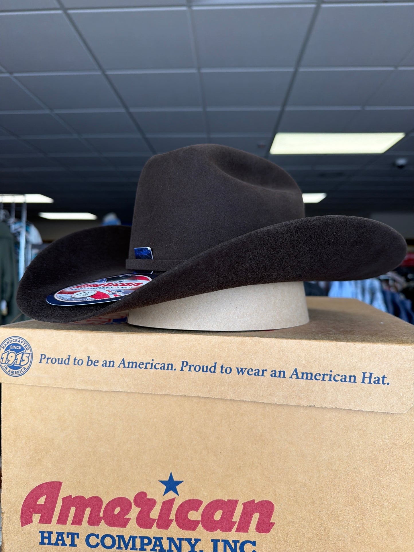 American Hat Company Chocolate 7X