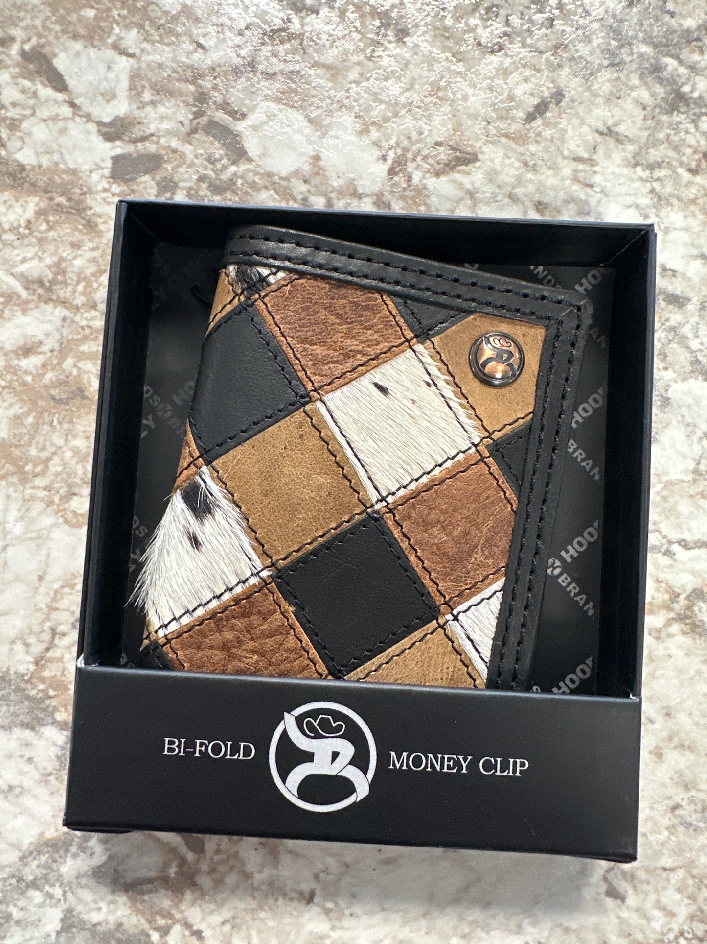 RFW009-BRBK Hooey Bifold Money Clip