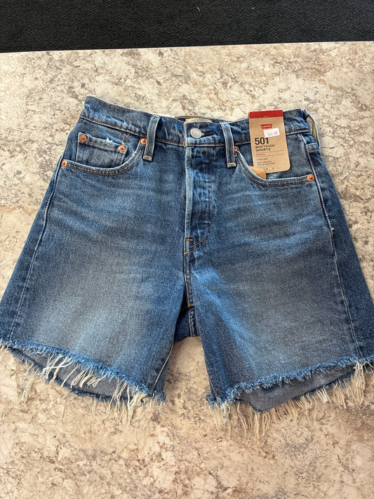 Ladies Levi 501 Women’s Mid-Thigh Shorts 858330109