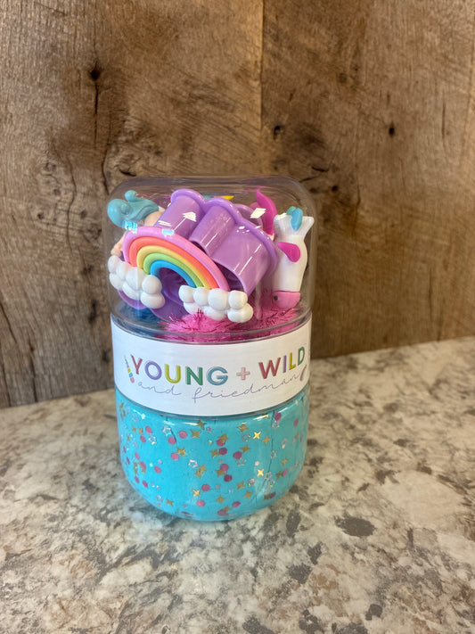 Young, Wild & Friedman- Unicorn Grab & Go Dough Jar
