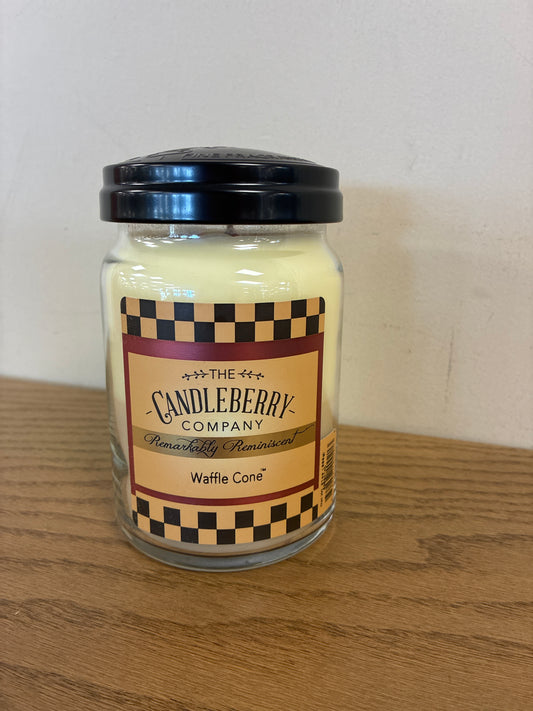 Waffle Cone Candleberry Candle - Large Jar