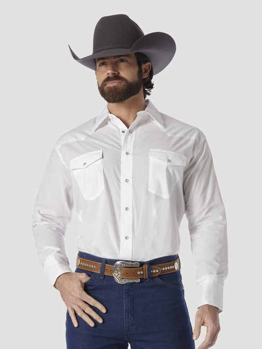 1071105WH Wrangler Men's Button Down