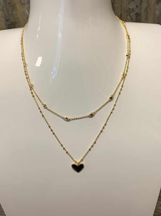 Kendra Scott Ari Heart Multi Strand Necklace in Gold