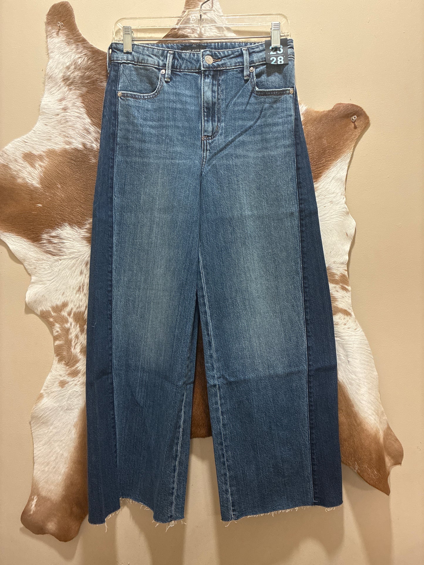 L74909ADM387 Silver Women's Isbister Wide Leg Jean