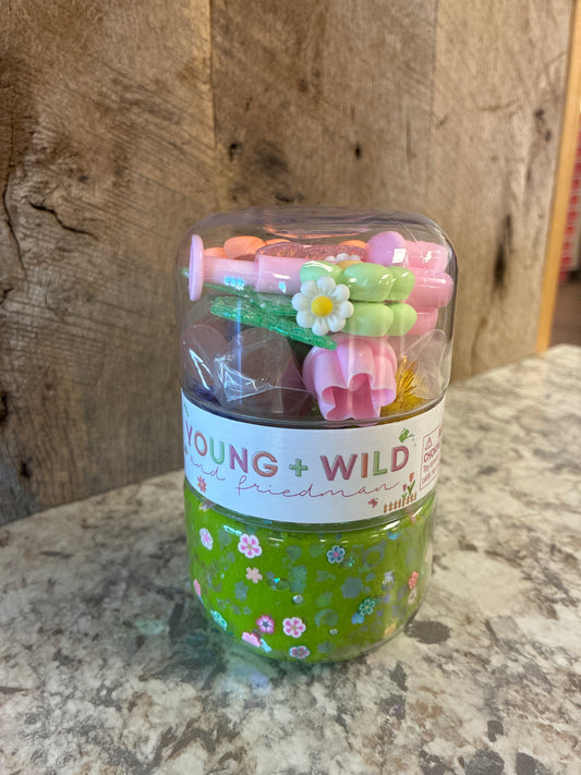Young, Wild & Friedman- Gardening Grab & Go Dough Jar