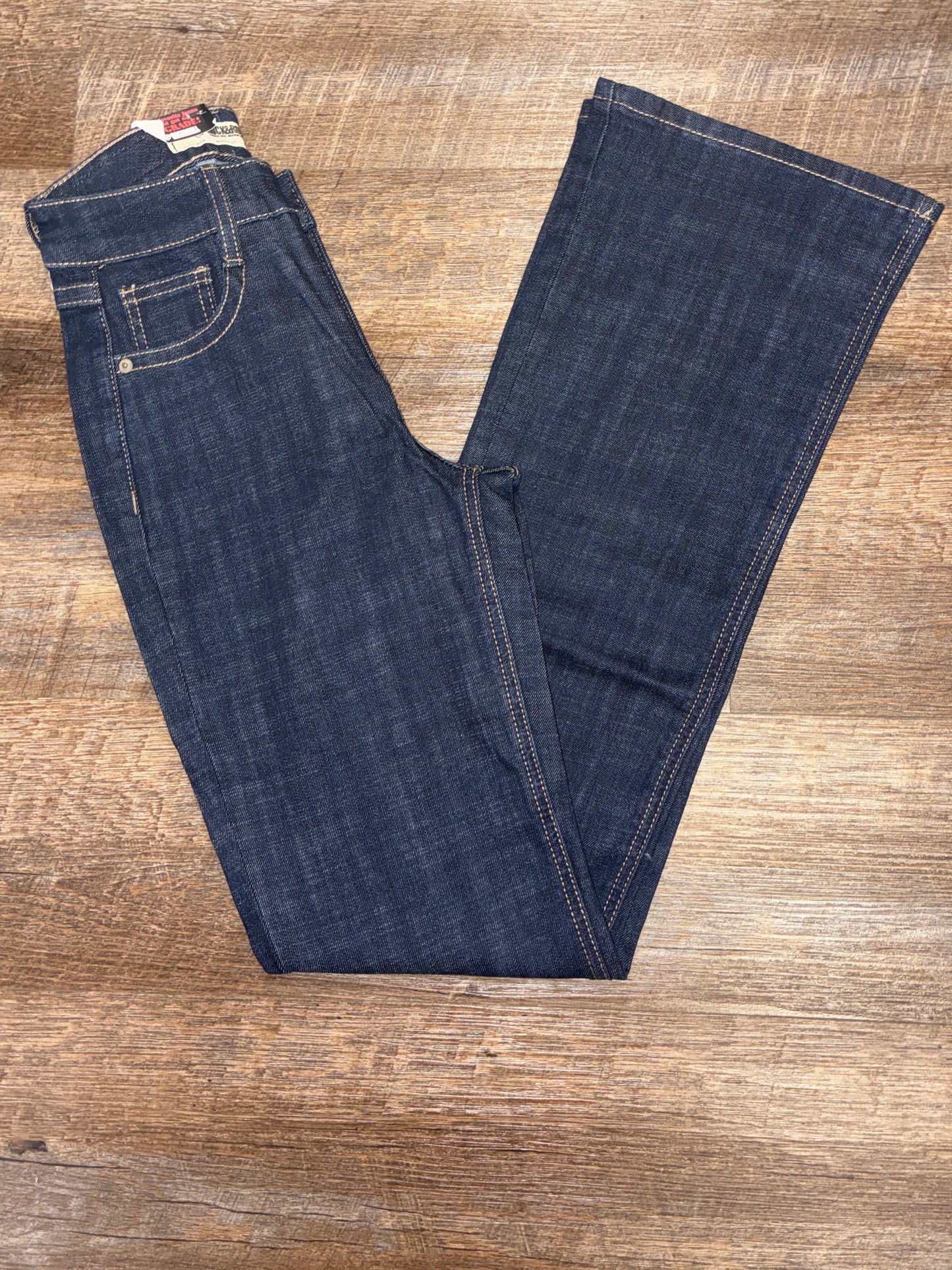BW4HD09750 Women's Rock & Roll Cowgirl Jeans Bootcut High Rise Bootstitch Pocket