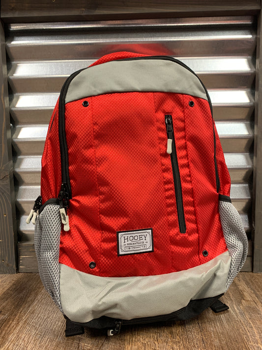 BP072RDGY Rockstar Red with Grey Aztec Pattern Backpack