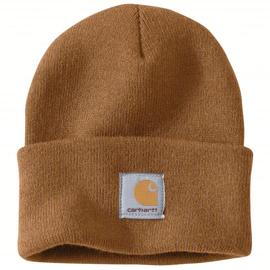 A18 BRN Carhartt Knit Cuffed Beanie Watch Cap