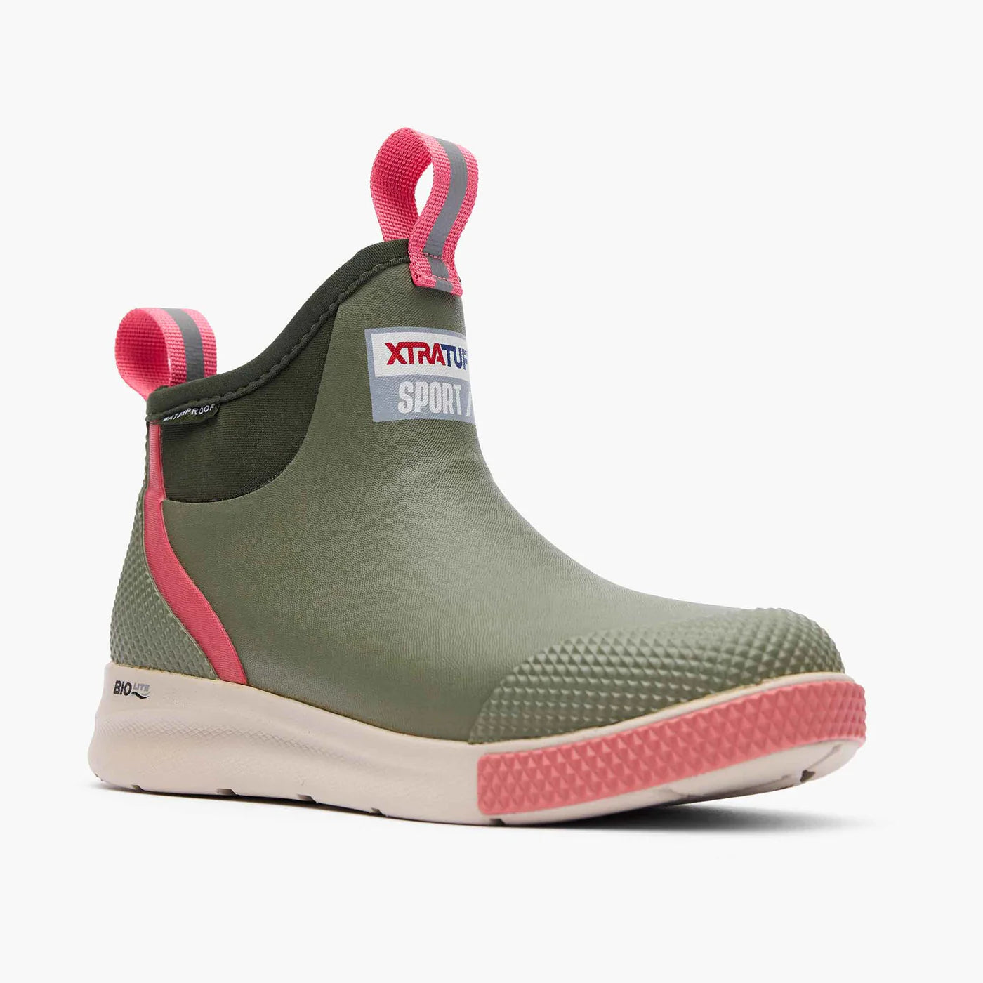 ADSW302 XtraTuf Women's Ankle Deck Boot Sport - Olive