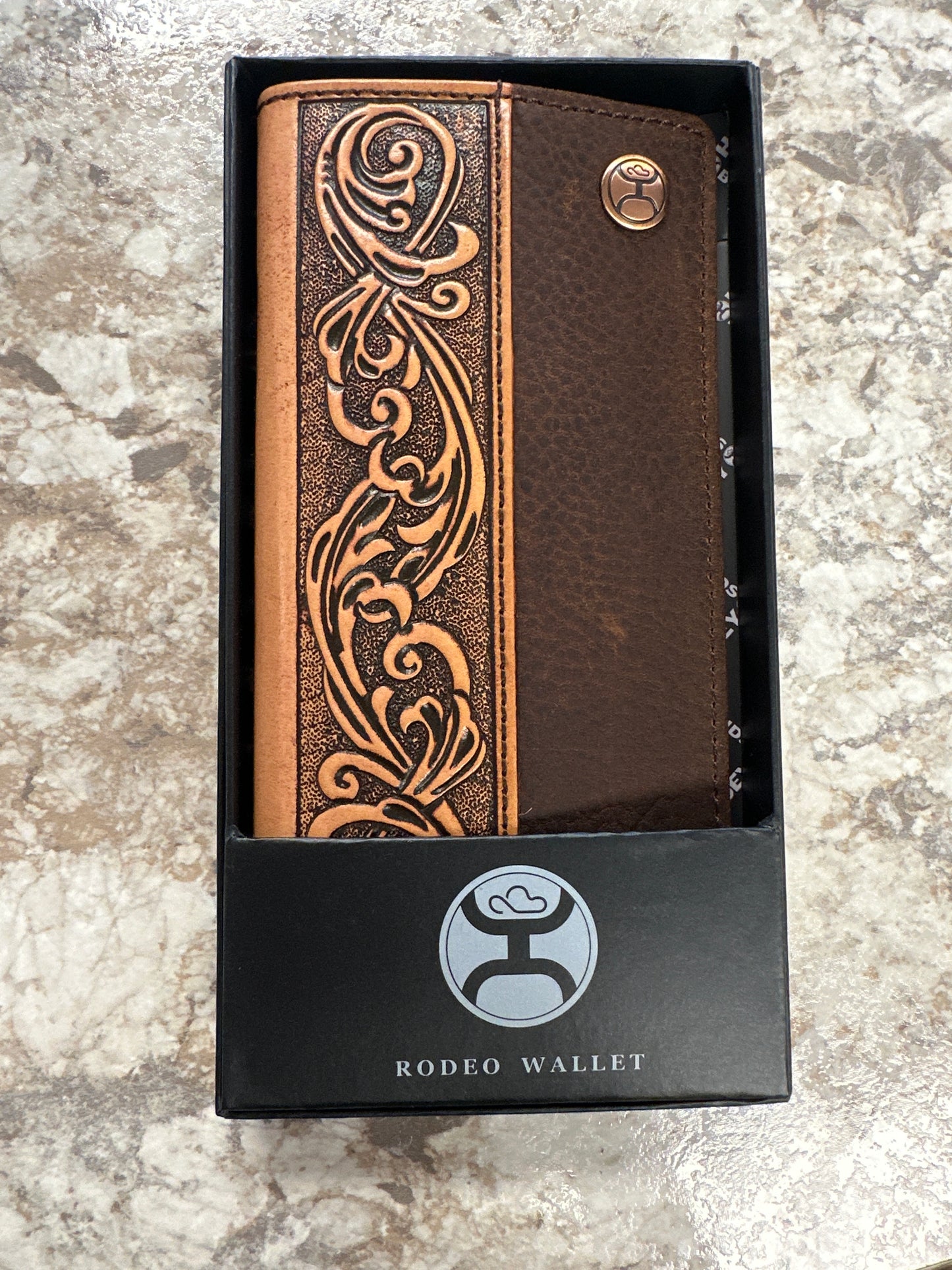 HW018-BRTN Hooey Rodeo Wallet