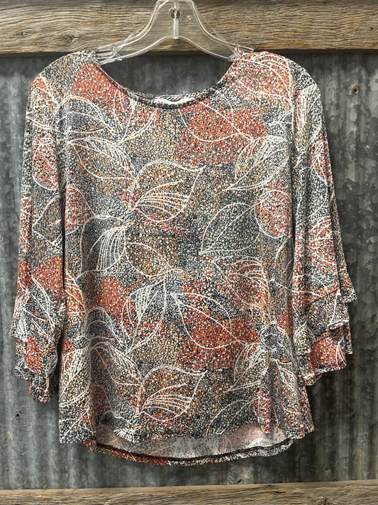 42L7 Southern Lady Print Top