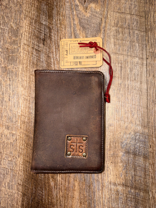 STS34050 STS Baroness Brown Leather Magnetic Wallet