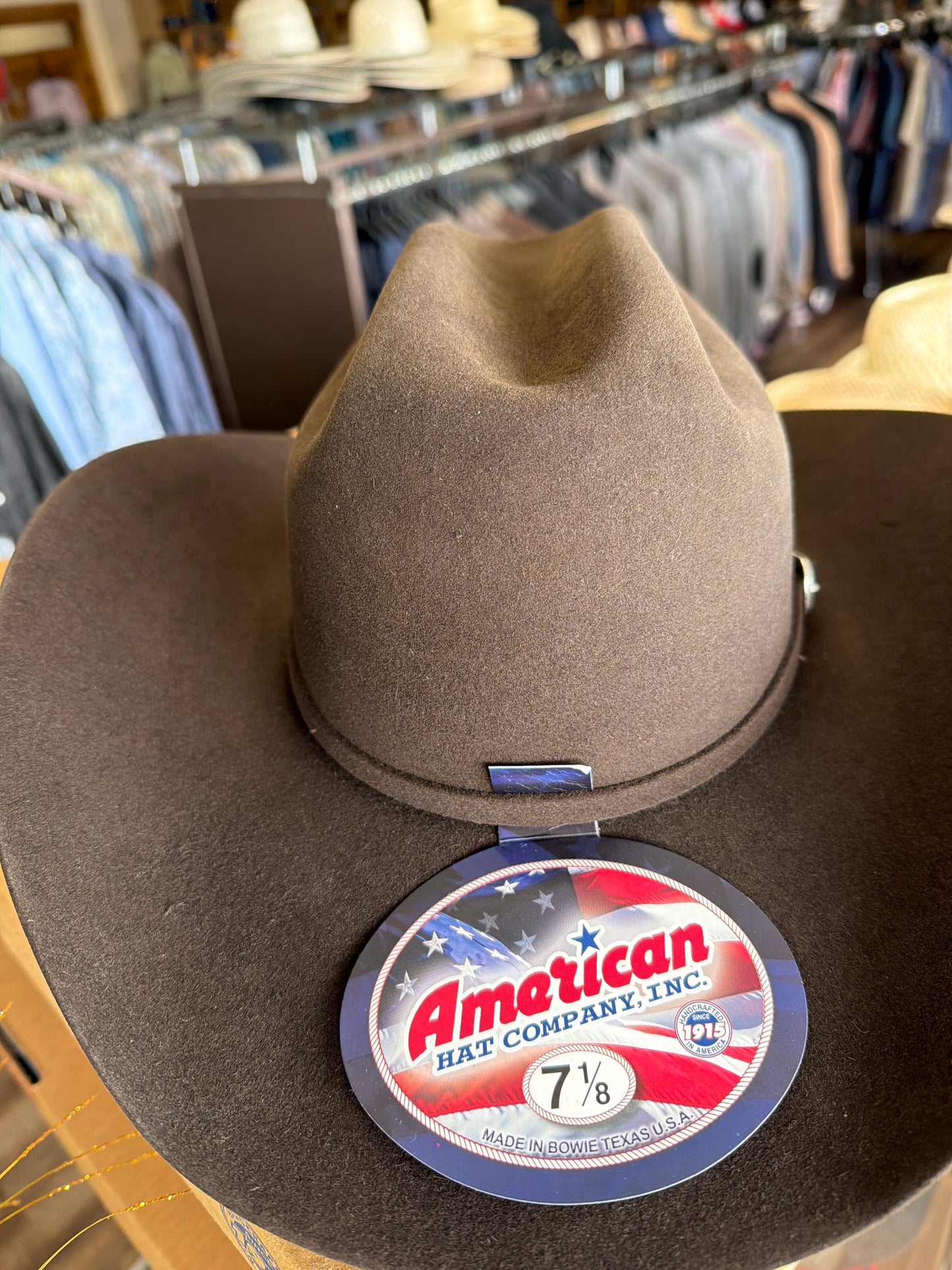 American Hat Company Chocolate 7X
