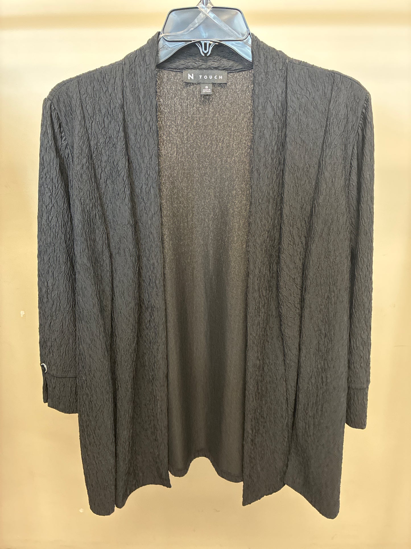 8598 N Touch Black Cardigan