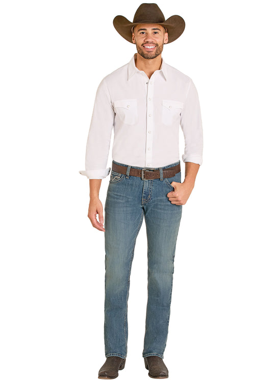 BM1RD08025 Rock & Roll Revolver Straight Slim Jean