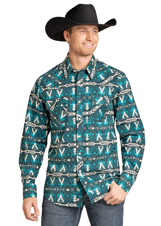 BMN2S07152 Rock & Roll Aztek Shirt