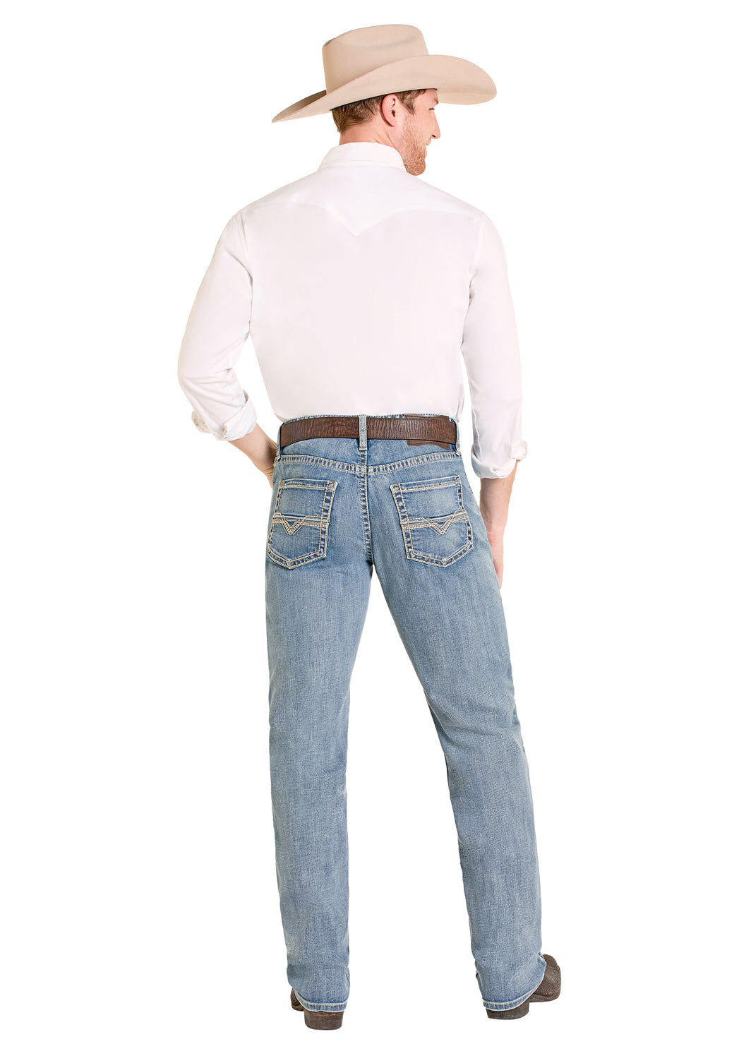 BMTBD08005 Rock & Roll Double Barrel Stackable Bootcut