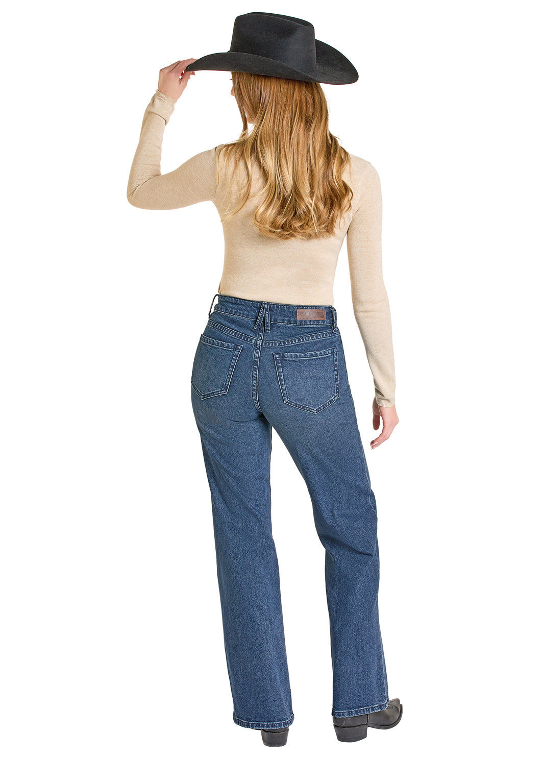 BW6HD07846 Rock & Roll Relaxed Flare Jean