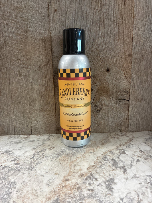 2507 Candleberry Vanilla Crumb Cake Room Spray