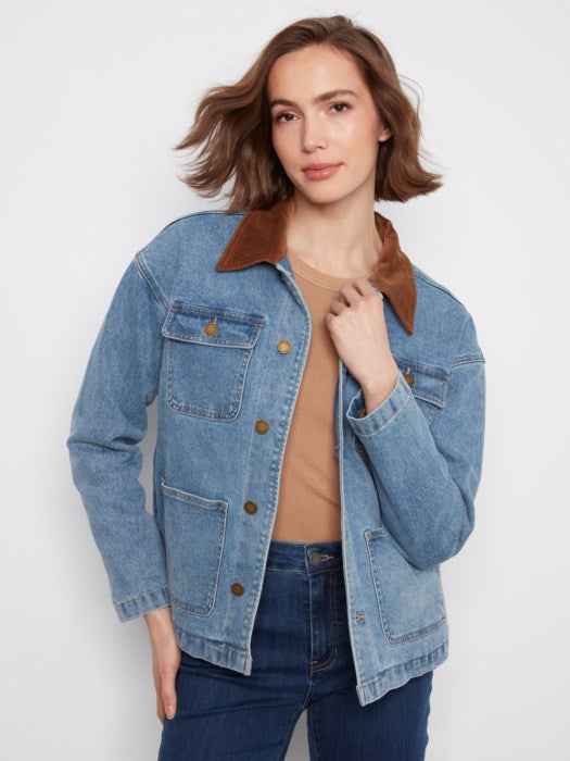 C6408-301C Charlie B Women's Denim Jacket