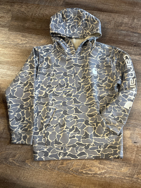 CA6773-CR33 Carhartt Long-Sleeve Camo Graphic Sweatshirt