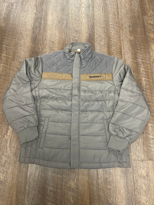 HJ147GY Hooey Men's Grey Puffer Jacket