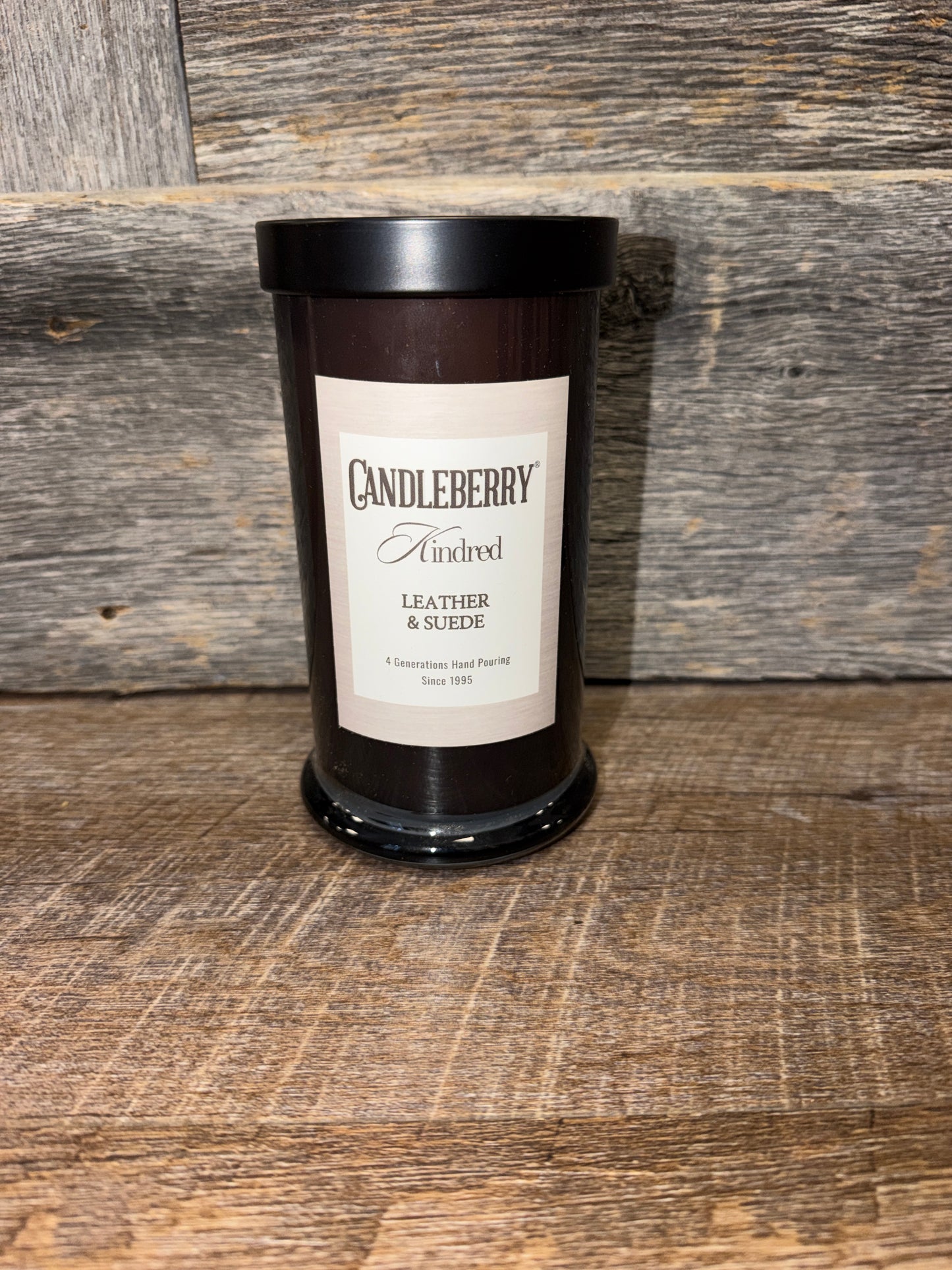 Leather & Suede Candleberry Kindred Large Jar