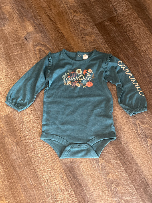 CA7155-GM1H Carhartt Long-Sleeve Fall Veggie Bodysuit