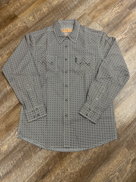 MTW1301086 Cinch Modern Fit Print Shirt