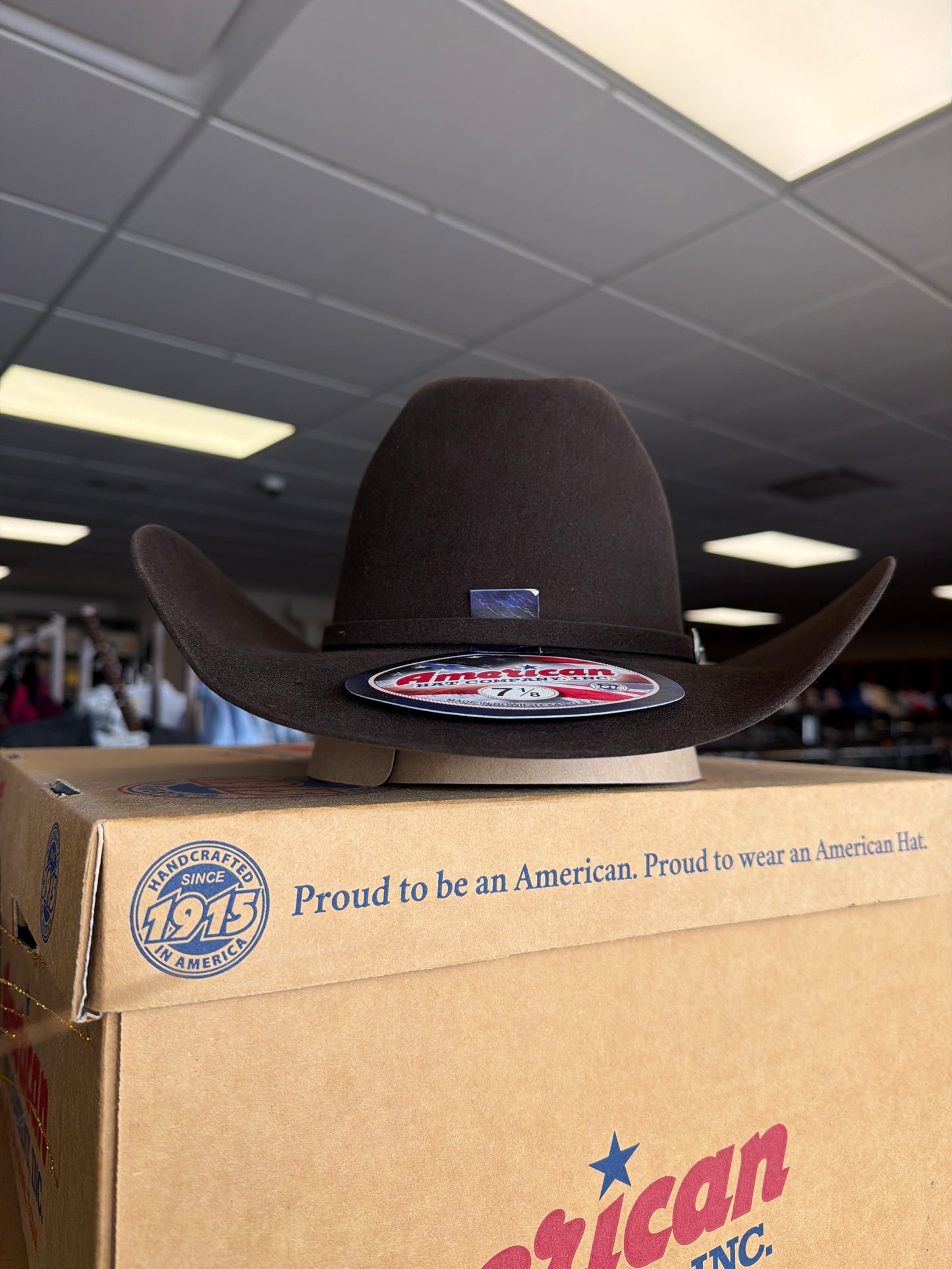 American Hat Company Chocolate 7X
