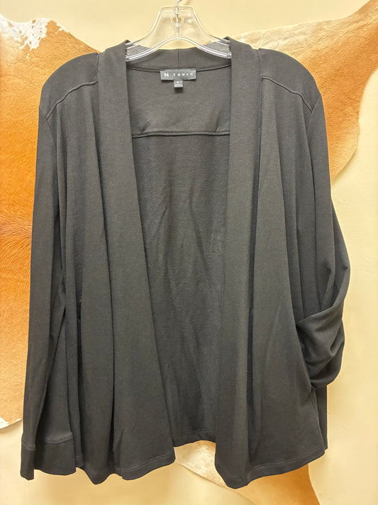 8618 Southern Lady Women's Impress Me Longsleeve Solid Black Cardigan