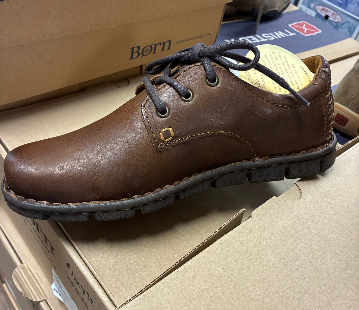 H47406 Men's Born Shoes Soledad Brown F/G