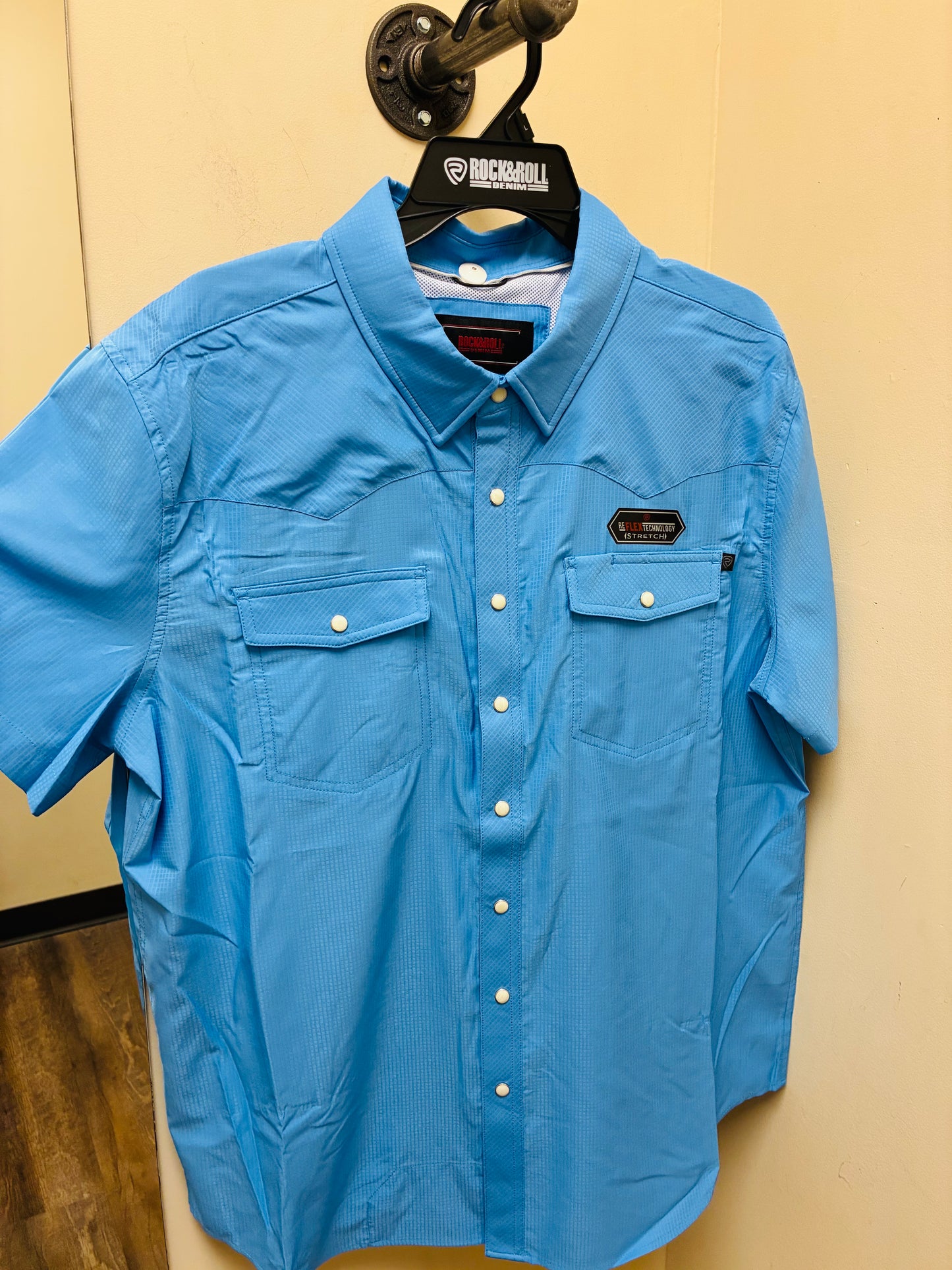 BMN3S06797 Rock & Roll SS Blue Boys Shirt