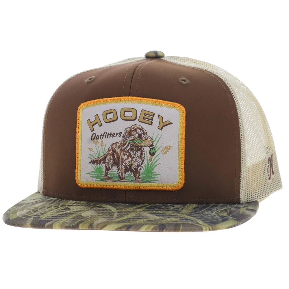 6048T-BRCR Hooey Retriever Trucker Hat - Brown/Cream
