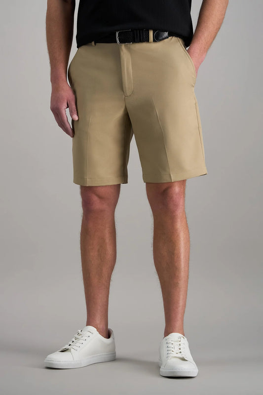HS00438 Men's Haggar Cool 18 Pro Shorts 290 Khaki